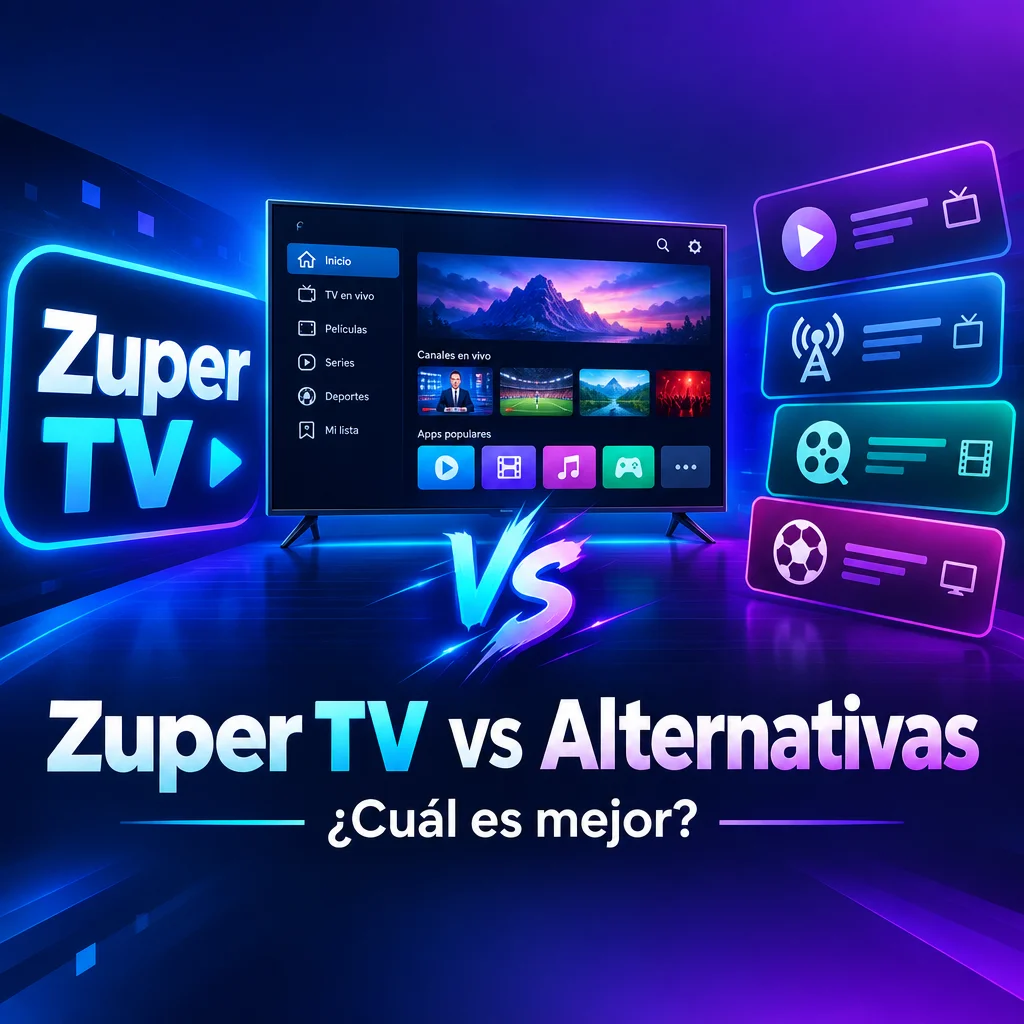 Zuper TV frente a sus alternativas: ¿Cuál es mejor?